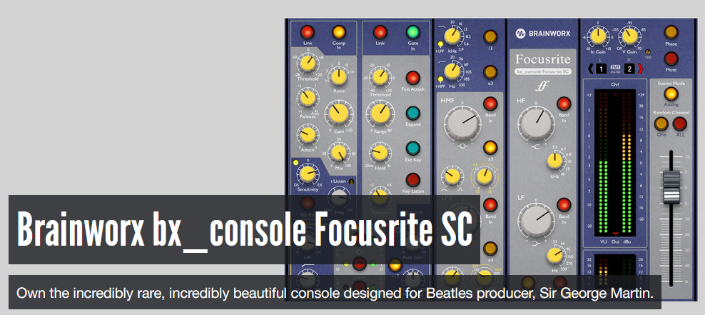 Plugin Alliance bx console Focusrite SC (no Fee!)